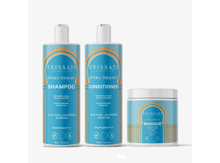 Gamme Hydra Therapy - Shampoing, masque et conditionner