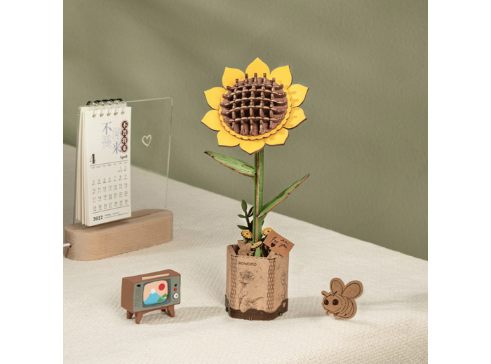 Tournesol en Bois
