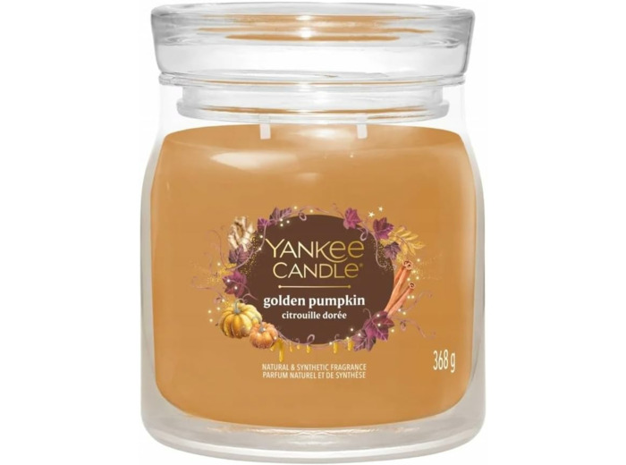 Yankee Candle, moyenne jarre Golden Pumpkin