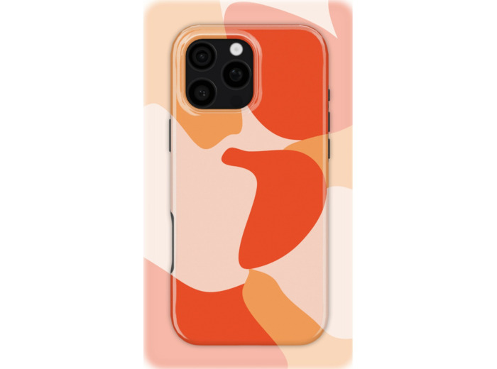 Patchy Orange | Coque de téléphone 3D 2en1 Ultra-résistante