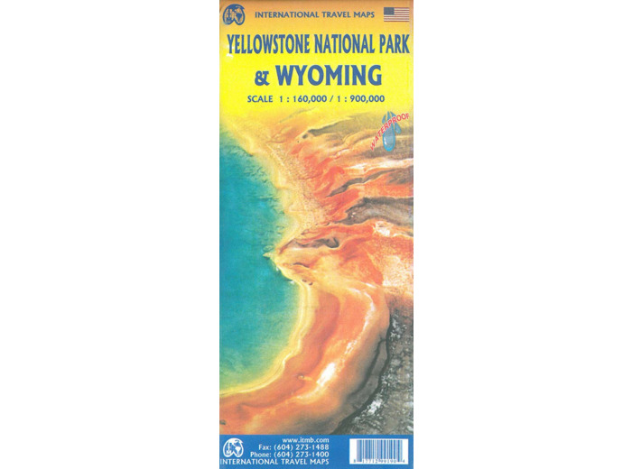 YELLOWSTONE NATIONAL PARK AND WYOMING 1:60 000/1:900 000