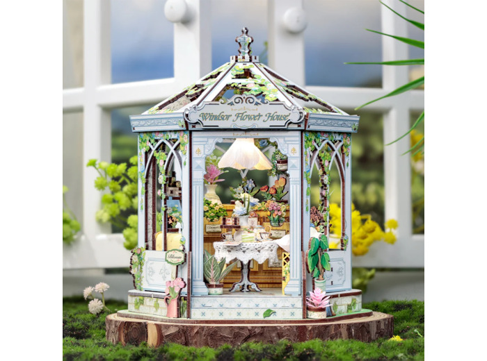 Windsor Flower House - Maquette Booknook Serre-livre