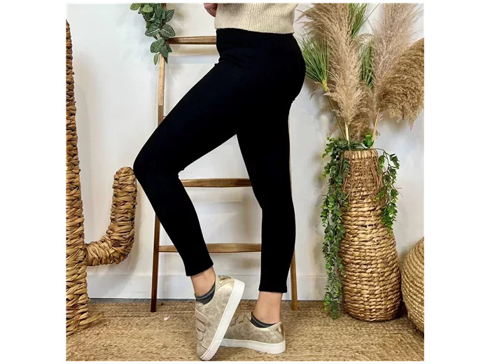 L800- Legging Doublé Polaire (noir)