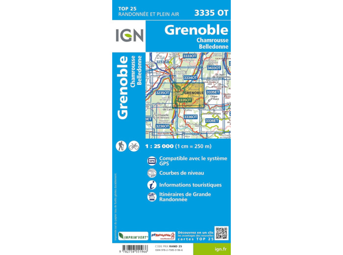 3335OT GRENOBLE CHAMROUSSE BELLEDONNE
