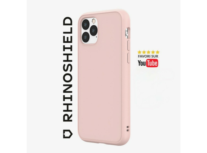RHINOSHIELD COQUE SOLIDSUIT ROSE CLASSIC POUR APPLE IPHONE XR/11