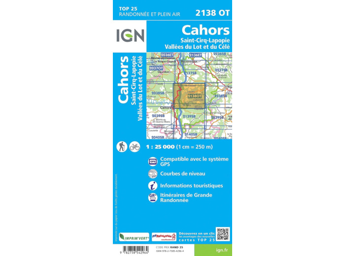 2138OT CAHORS - SAINT CIRQ LAPOPIE VALLEES DU LOT ET DU CELE