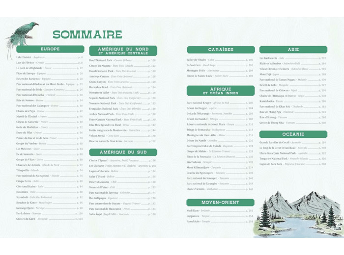 VOYAGES NATURE - LES 100 PLUS BEAUX SITES DE LA PLANETE
