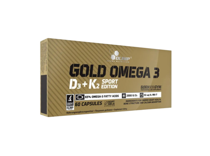 OLIMP GOLD OMEGA 3 D3+K2 60 CAPS