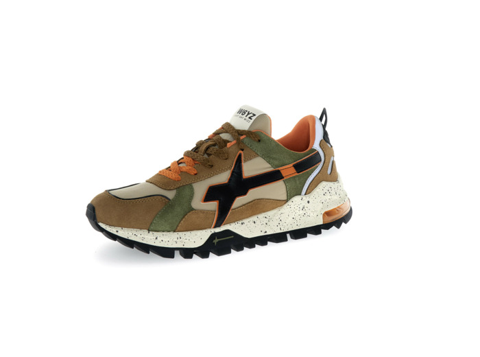 Basket homme - Breeze 3-M Brown/Militaire/Beige - W6YZ