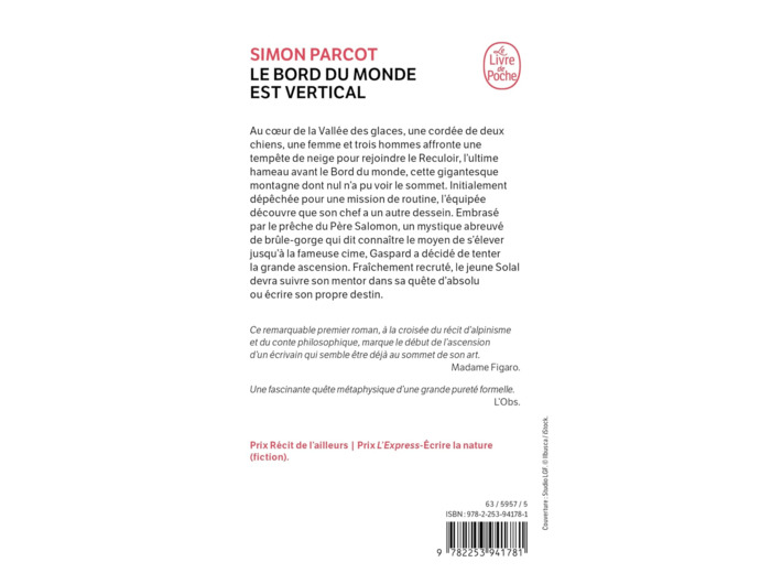 LE BORD DU MONDE EST VERTICAL