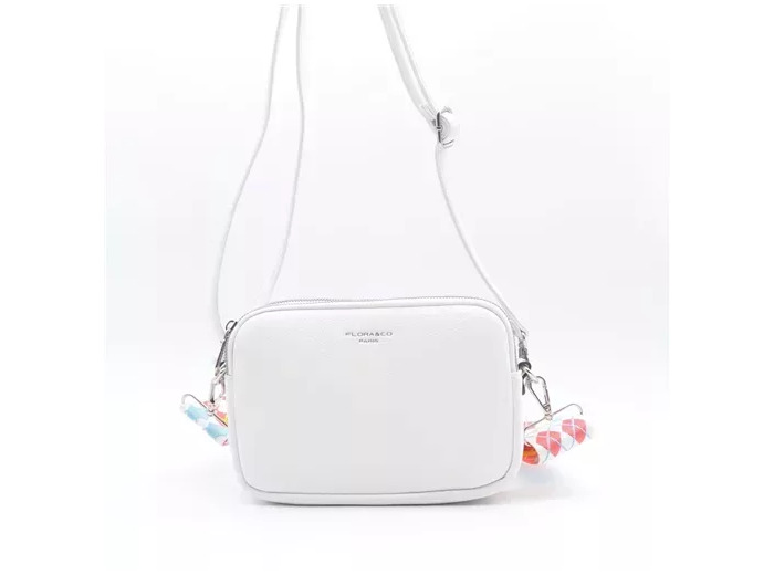 P426- Sac 3 poches Flora&Co (blanc)