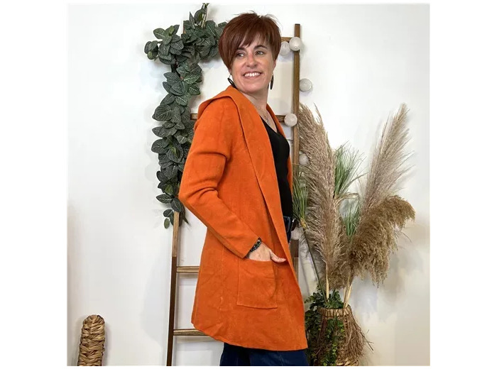 K614- Gilet Mi-long (Tu) 🇮🇹 (orange)