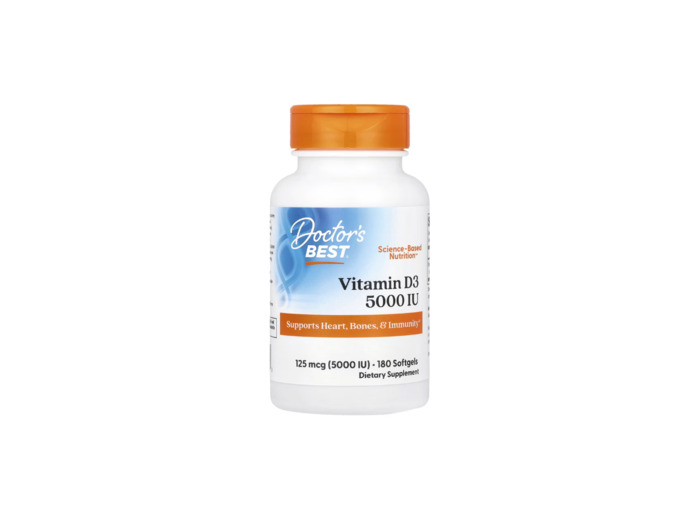 DOCTOR'S BEST VITAMIN D3 5000IU 180 CAPS