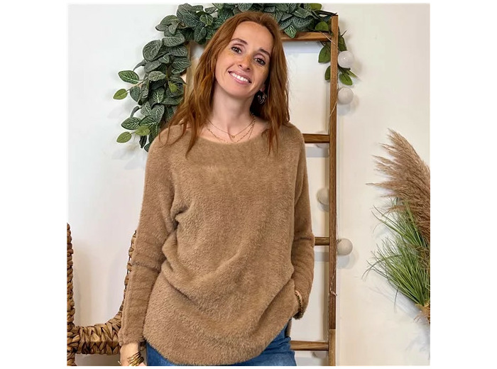 K121- Pull « Pilou Pilou » (Tu) 🇮🇹 (camel)