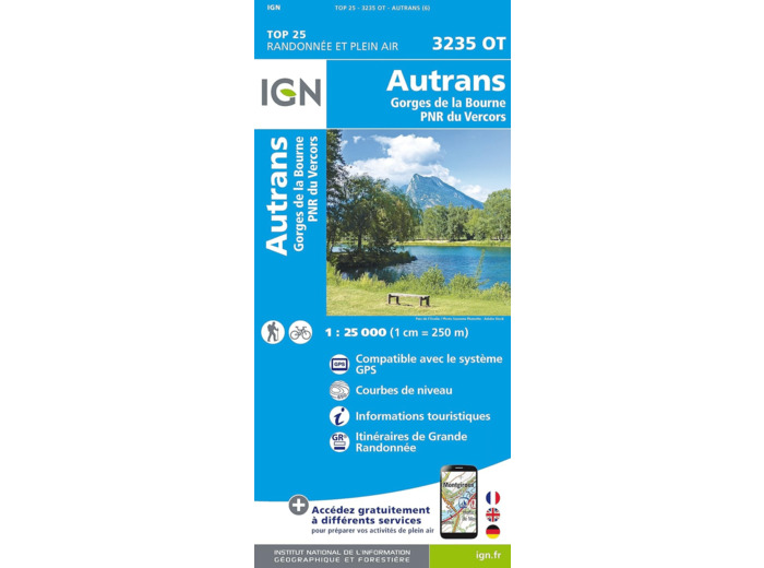3235OT AUTRANS GORGES DE LA BOURNE PNR VERCORS