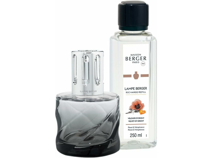 Coffret Lampe Berger Spirale Noire