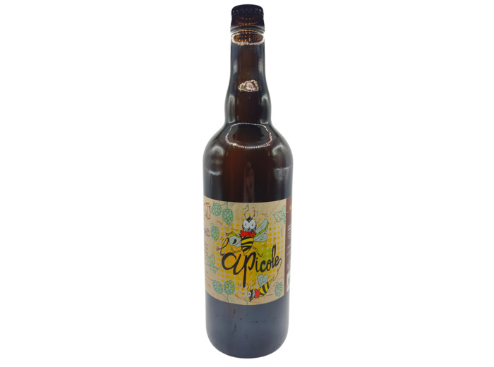Bière blonde au miel 75cl "L'Apicole"