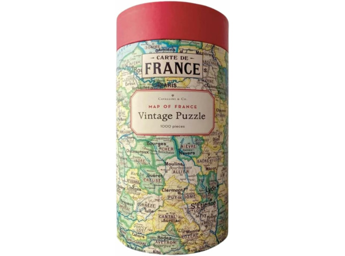 Cavallini 1000 Piece Puzzle, Carte de France