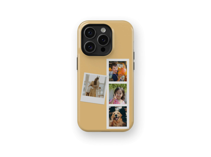 Memory Collage - Yellow | Coque de téléphone 3D 2en1 Ultra-résistante