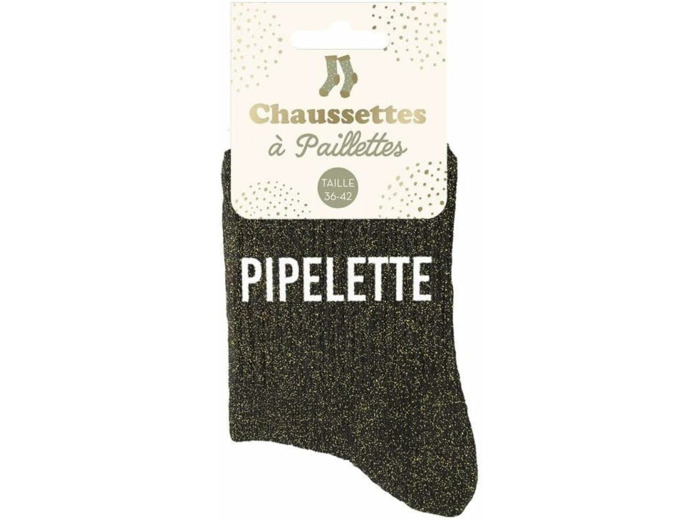 STC Chaussettes paillettes pipelette