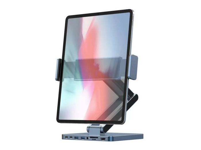 WIWU Support Tablette avec Hub USB-C 8 en 1