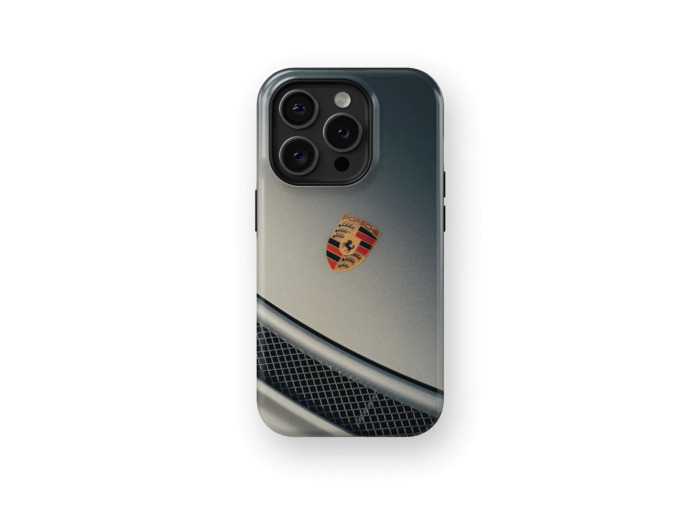 Porsche Badge | Coque de téléphone 3D 2en1 Ultra-résistante