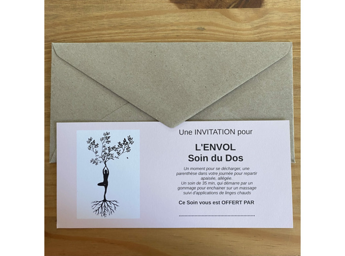 CARTE CADEAU - Soin du Dos "L'ENVOL"