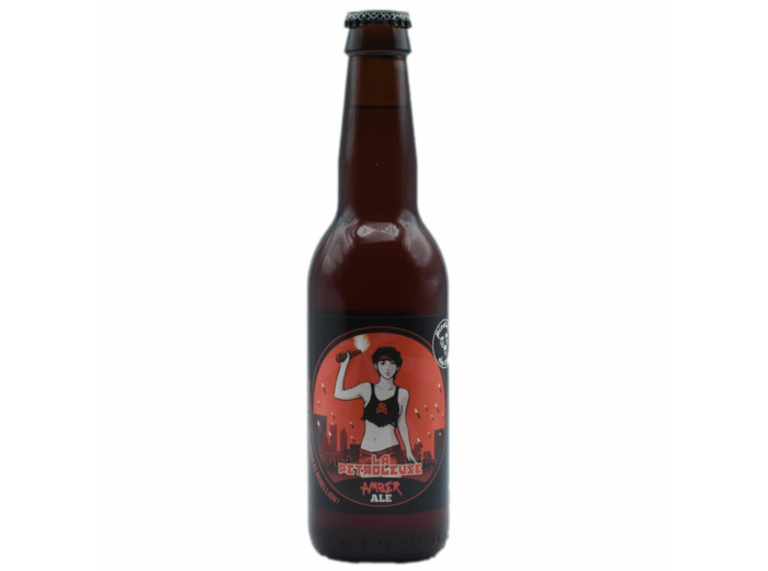 Bière ambrée La Pétroleuse brasserie Pirate de Clain lot 12 bouteilles 33 cl