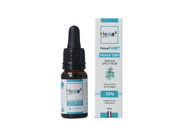 HEXA3 CBD CHANVRE BIO 10% 10ML GOUTTE