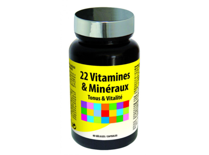 Nutriexpert - 22 vitamines et minéraux - 60 Gélules végétales