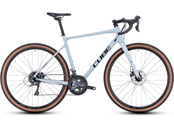 cycle-obsession.com CUBE NUROAD SKYGREY BLACK 53/S velo gravel