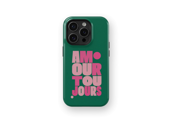 Amour Toujours | Coque de téléphone 3D 2en1 Ultra-résistante