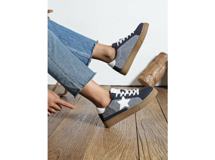 Baskets femme Bleu - Lali - Findlay