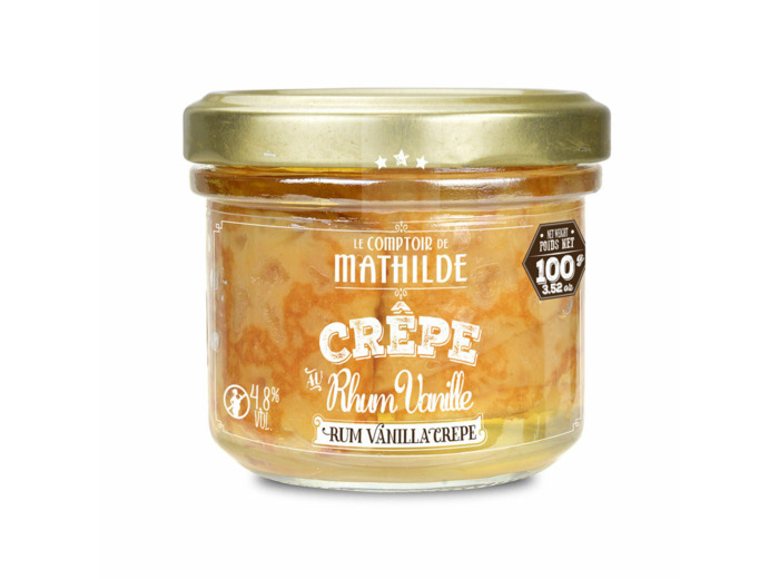 Crèpe au Rhum vanille