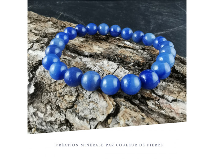 Quartz bleue 6mm