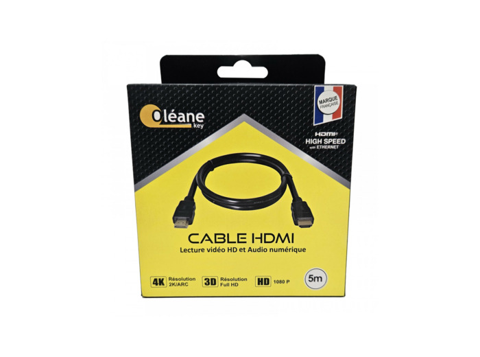 Câble HDMI 1.4 mâle/mâle