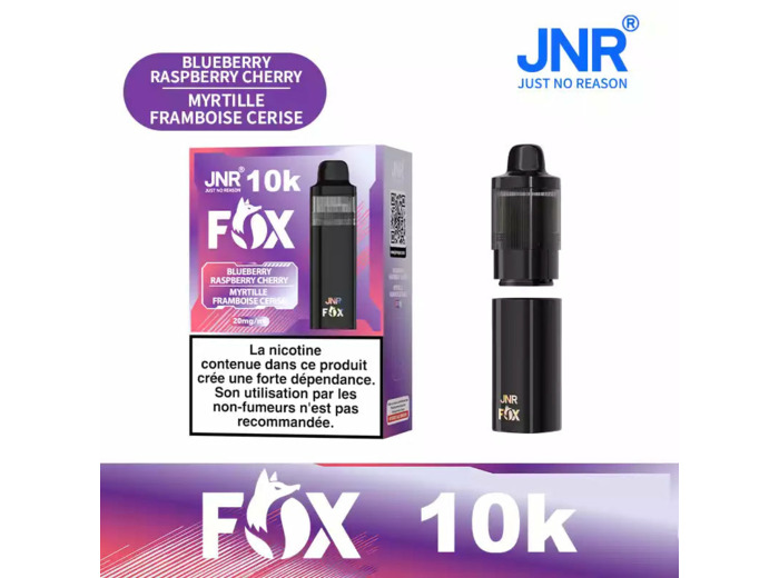 JNR FOX - Puff 10k Blueberry Raspberry Cherry