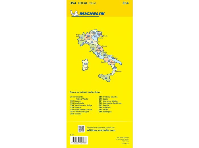 CARTE DEPARTEMENTALE TRENTINO-ALTO ADIGE