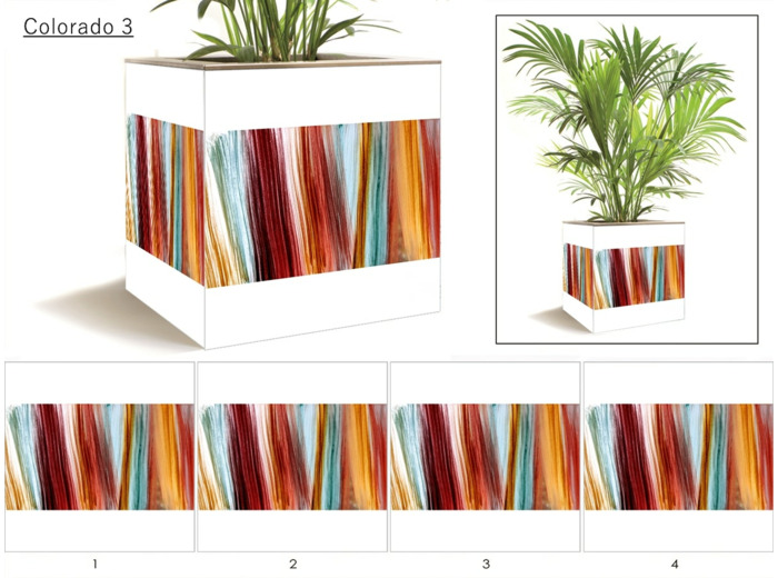 BAC COLORADO BORDE BLANC - 30cm x 30cm x 30cm - 4kg