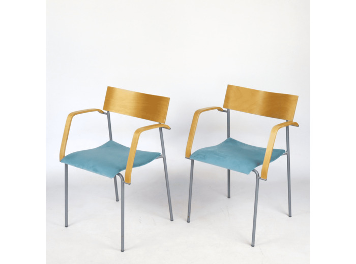 Paire de Chaises "Lammhults"
