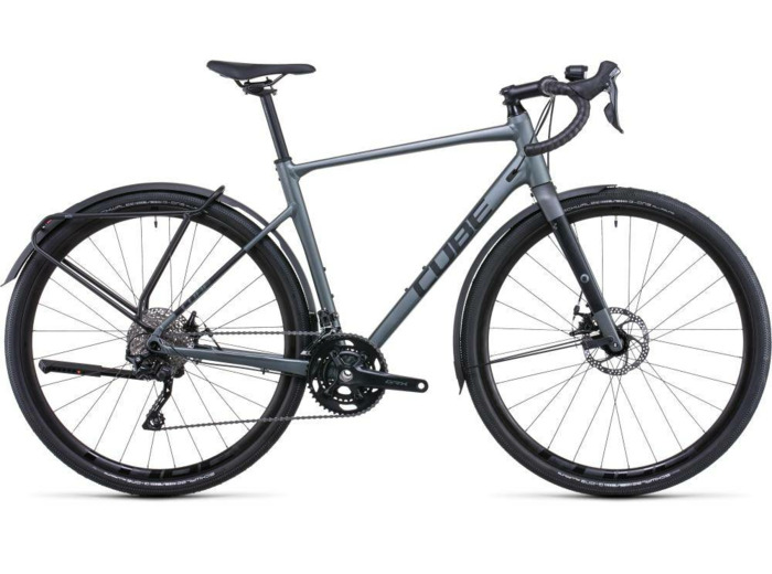 cycle-obsession.com CUBE Nuroad Pro FE inkgrey´n´black  taille 53 gravel
