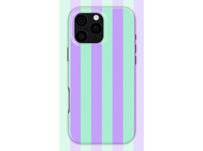 80's Stripes Case | Coque de téléphone 3D 2en1 Ultra-résistante
