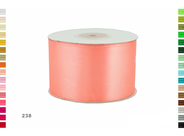 Ruban satin corail 238 largeur 50 mm