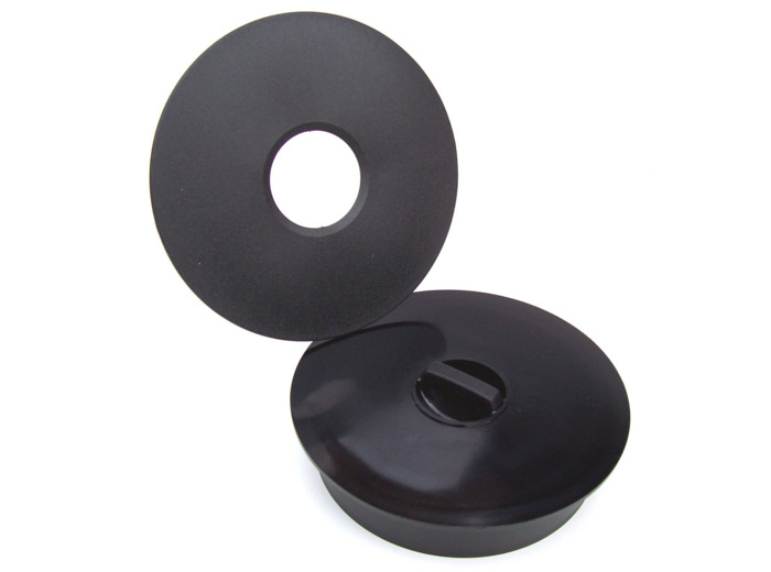 Pièce détachée Couvercle Noir ABS rondelle décollée