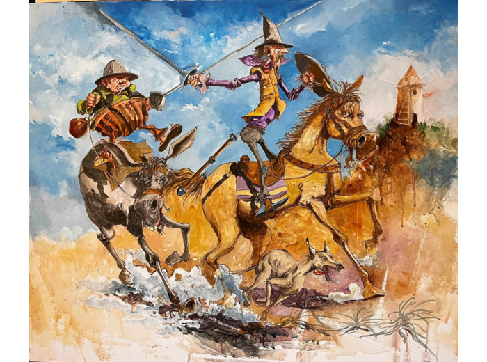 Illustration de Don Quichotte revisité