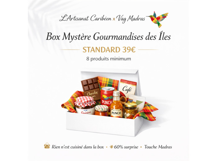 🌴 Box Mystère Gourmandises des Îles – STANDARD