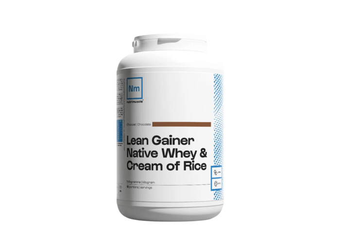 NUTRIMUSCLE LEAN GAINER NATIVE WHEY ET CREME DE RIZ