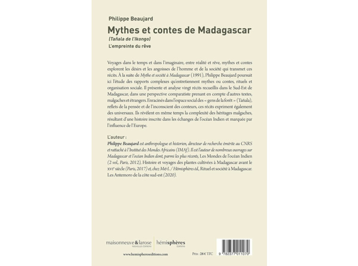 MYTHES ET CONTES DE MADAGASCAR RETREF