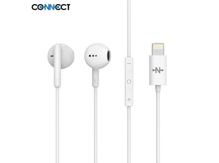 CONNECT - Écouteurs Filaires Lightning Blanc