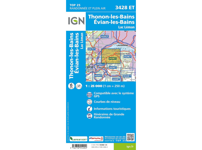 3428ET THONON LES BAINS EVIAN LES BAINS LAC LEMAN